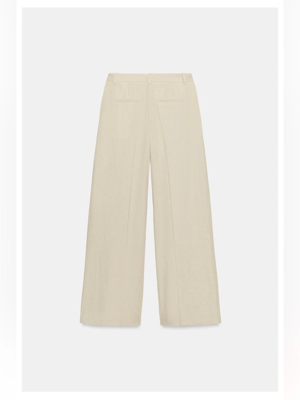 Zara Tan Linen Pants - NWT